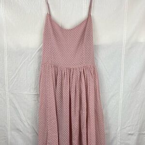 BB Dakota Pink Chiffon Party Dress Sleeveless Corset Top Full Skirt